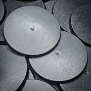70mm Round Plain Plastic Bases - Only-Games