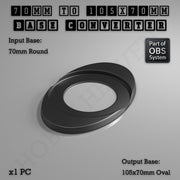 Round To Oval Bases Size Converters 3d Print Full Range - Only-Games