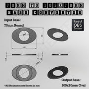 Round To Oval Bases Size Converters 3d Print Full Range - Only-Games