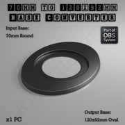 Round To Oval Bases Size Converters 3d Print Full Range - Only-Games