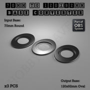 Round To Oval Bases Size Converters 3d Print Full Range - Only-Games