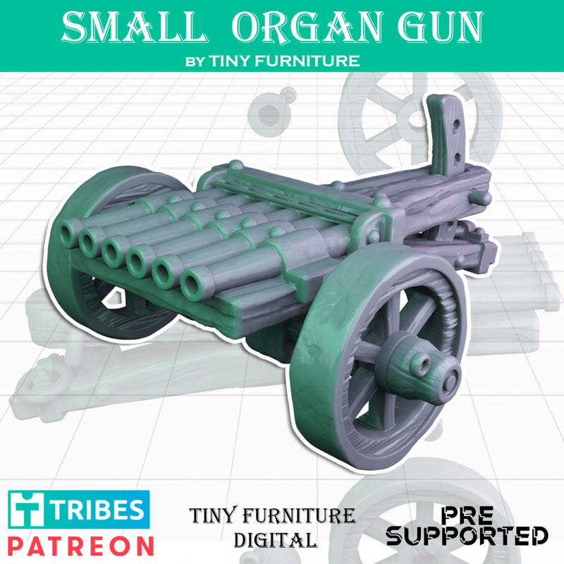 Small Organ Gun (Medieval Artillery) - Only-Games