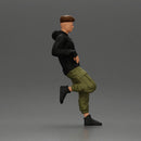 Man in Black Hoodie Casually Leaning Against a Stylish Car - Only-Games