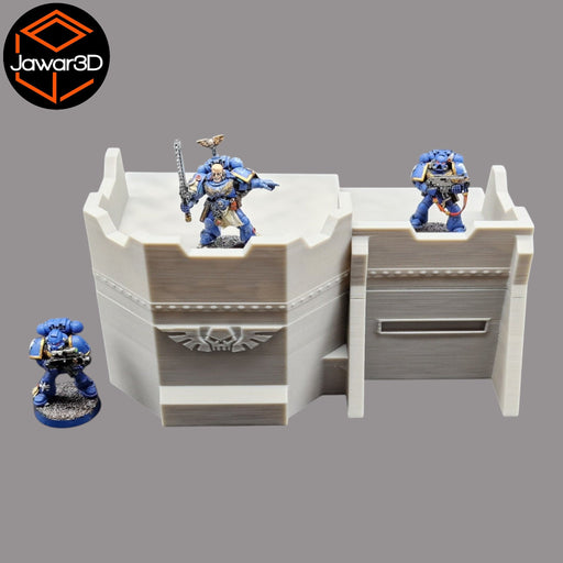 Sci-Fi Bunker Structure - 28mm Wargaming Scatter Terrain Scenery Tabletop - Only-Games