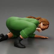 mechanic woman lying under the car - Only-Games