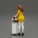 2 Sexy flight attendant serving drinks to passengers on board - Only-Games