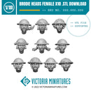 Brodie Helmet Heads Female x10