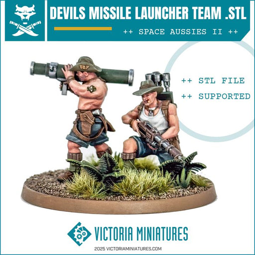 Devils missile Launcher Team .STL - Only-Games