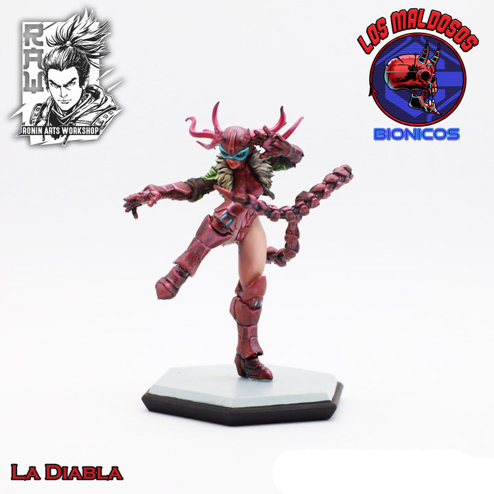 La Diabla - Cyberpunk Luchadora 35mm - Only-Games