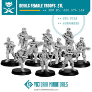 Female Devils Troops - Only-Games
