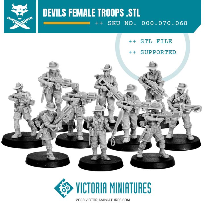 Female Devils Troops - Only-Games