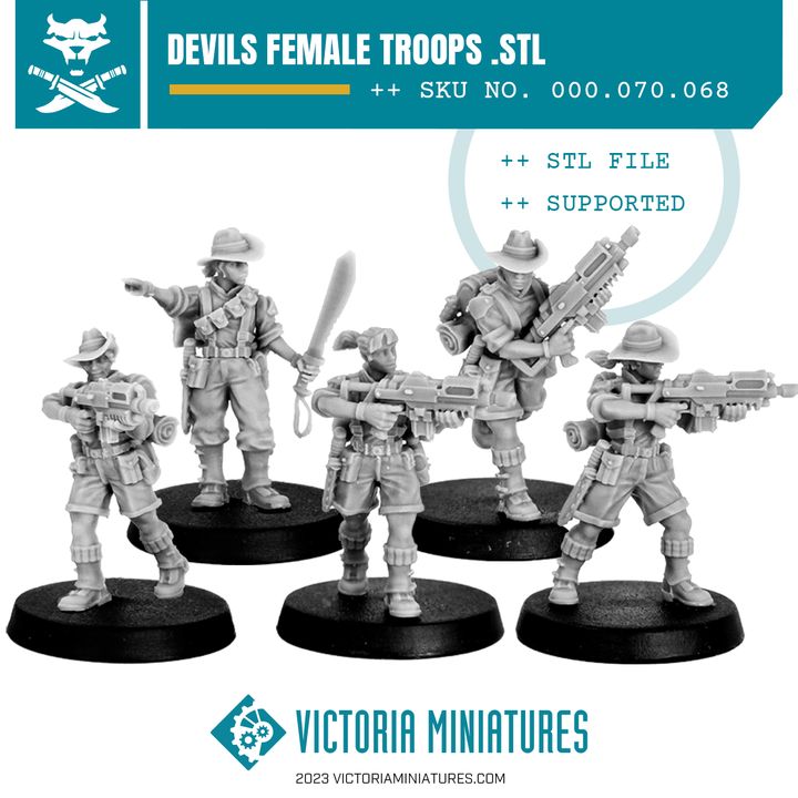 Female Devils Troops - Only-Games