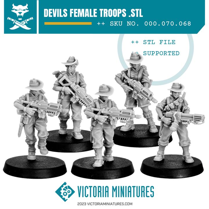 Female Devils Troops - Only-Games