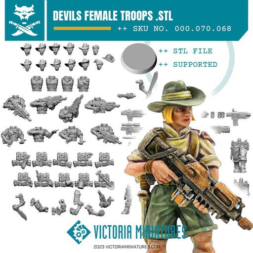 Female Devils Troops - Only-Games