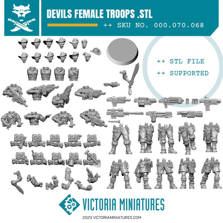 Female Devils Troops - Only-Games
