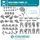 Female Devils Troops
