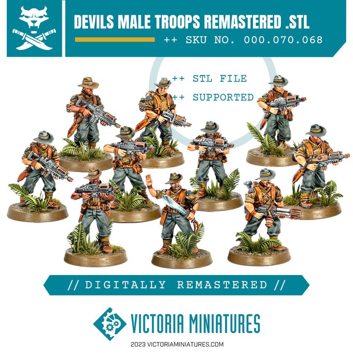 Devils Male Troops Remastered - Only-Games