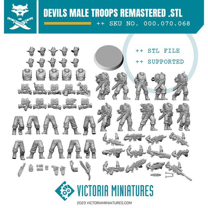 Devils Male Troops Remastered - Only-Games
