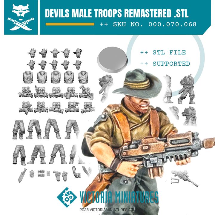 Devils Male Troops Remastered - Only-Games