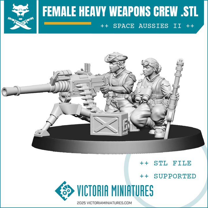 Devils's Female Modular Heavy Weapons Crews. - Only-Games