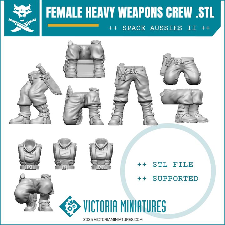 Devils's Female Modular Heavy Weapons Crews. - Only-Games