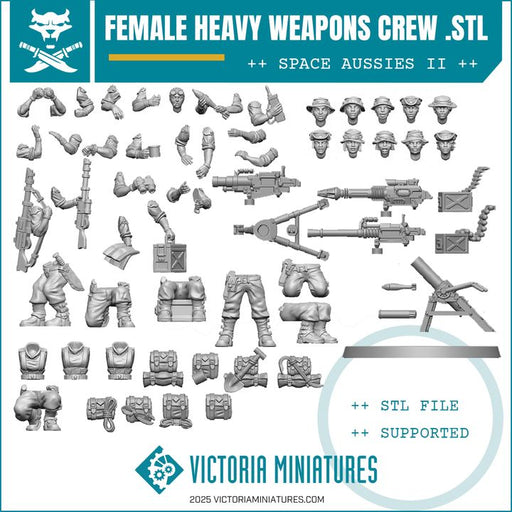 Devils's Female Modular Heavy Weapons Crews. - Only-Games