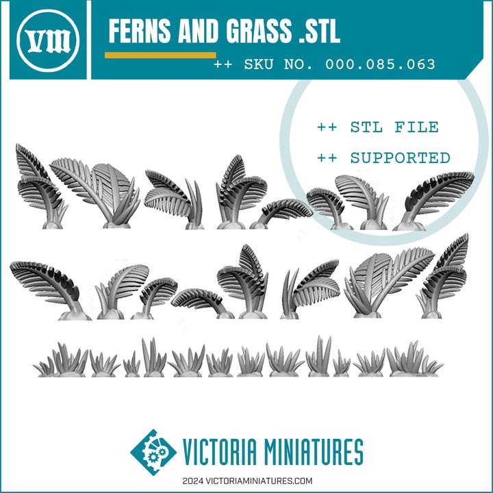 Ferns and Grass Basing Accessories - Only-Games