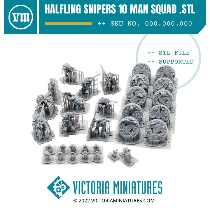 Halfling Snipers 10 Man Squad - Only-Games