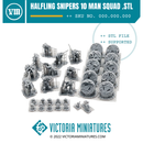 Halfling Snipers 10 Man Squad