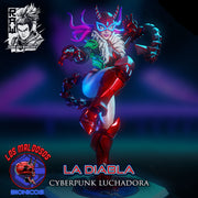 La Diabla - Cyberpunk Luchadora 35mm - Only-Games