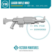 Laser Rifle MK2 .STL Download - Only-Games