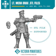 Lt. Mera Drax .STL Download - Only-Games