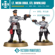 Lt. Mera Drax .STL Download - Only-Games