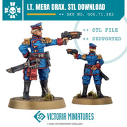 Lt. Mera Drax .STL Download - Only-Games