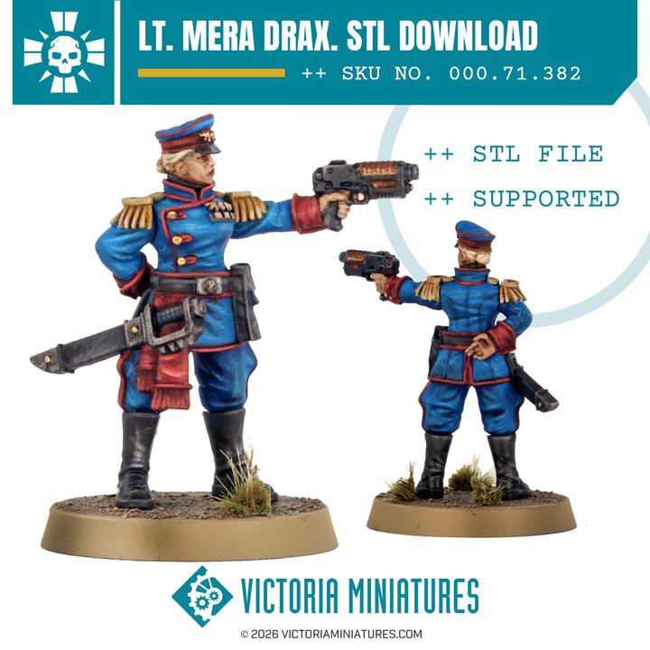 Lt. Mera Drax .STL Download - Only-Games