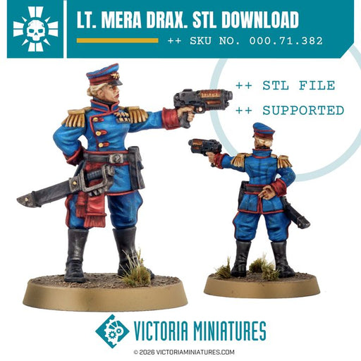 Lt. Mera Drax .STL Download - Only-Games