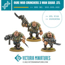Ogre Mud Cruncher. 3 Man Squad