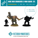 Ogre Mud Cruncher. 3 Man Squad