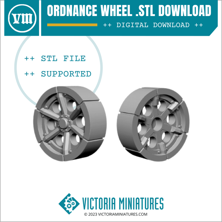Ordnance Wheel .STL - Only-Games