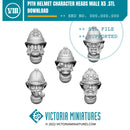 Pith Helmet Character Heads Male