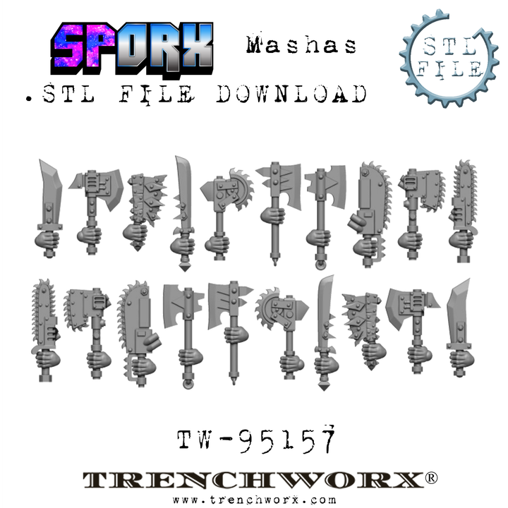 SpOrx Orc Mashas .STL Download - Only-Games
