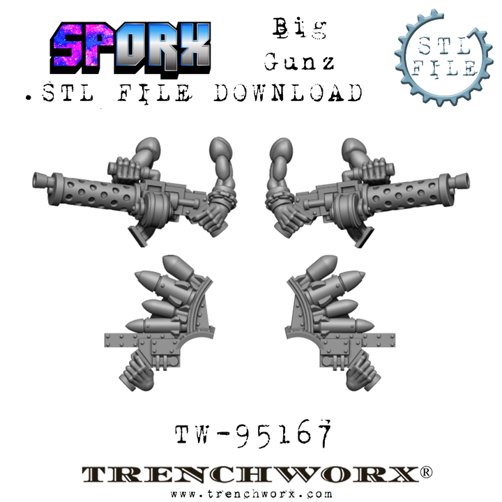 SpOrx Orc Army Battle Bundle .STL Download - Only-Games