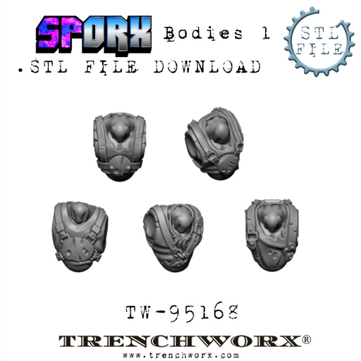 SpOrx Orc Bodies .STL Download - Only-Games