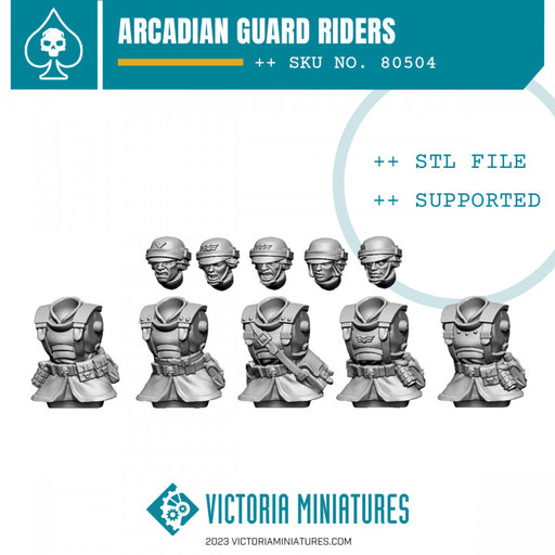 Arcadian Rough Riders Torsos and Heads - Only-Games