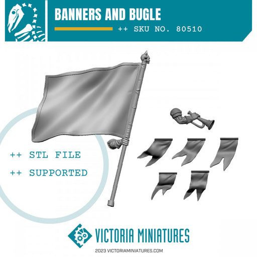 Rough Rider banners and bugle - Only-Games