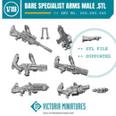 Bare Specialist Arms Male .STL