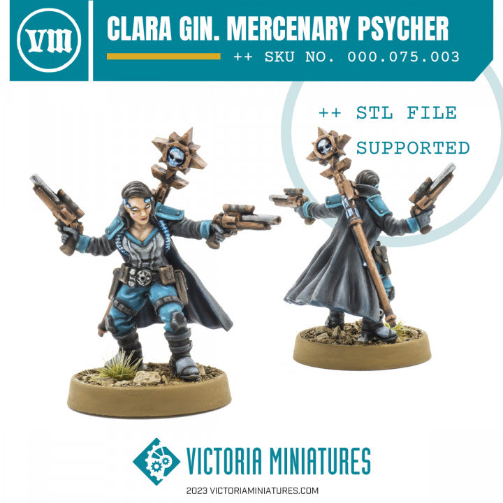 Clara Gin Mercenary Psycher - Only-Games