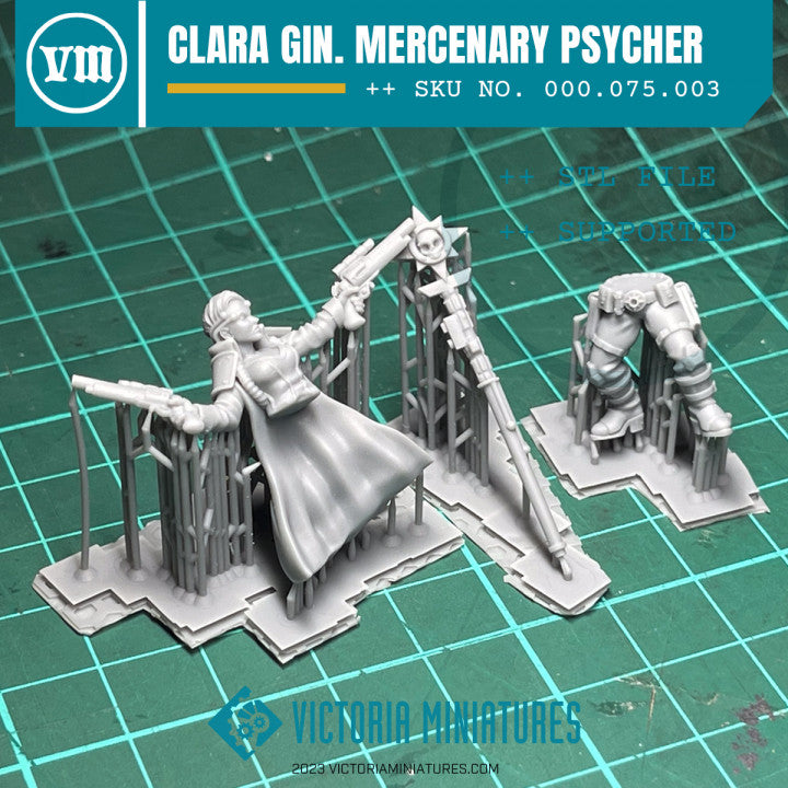 Clara Gin Mercenary Psycher - Only-Games