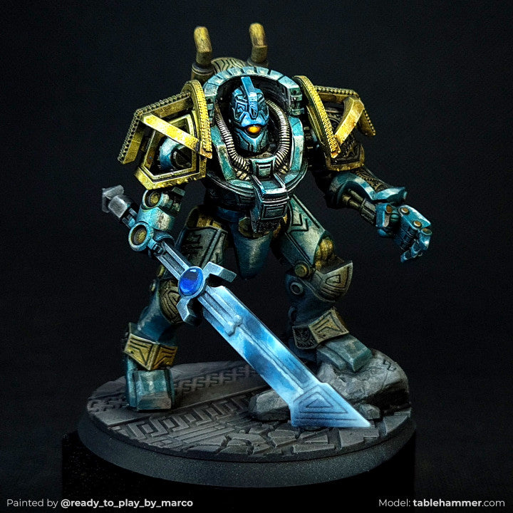 Clockwork Ancient - Space Dwarf golem mech - Only-Games