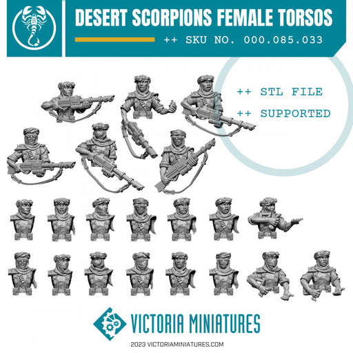 Desert Female Torsos - Only-Games
